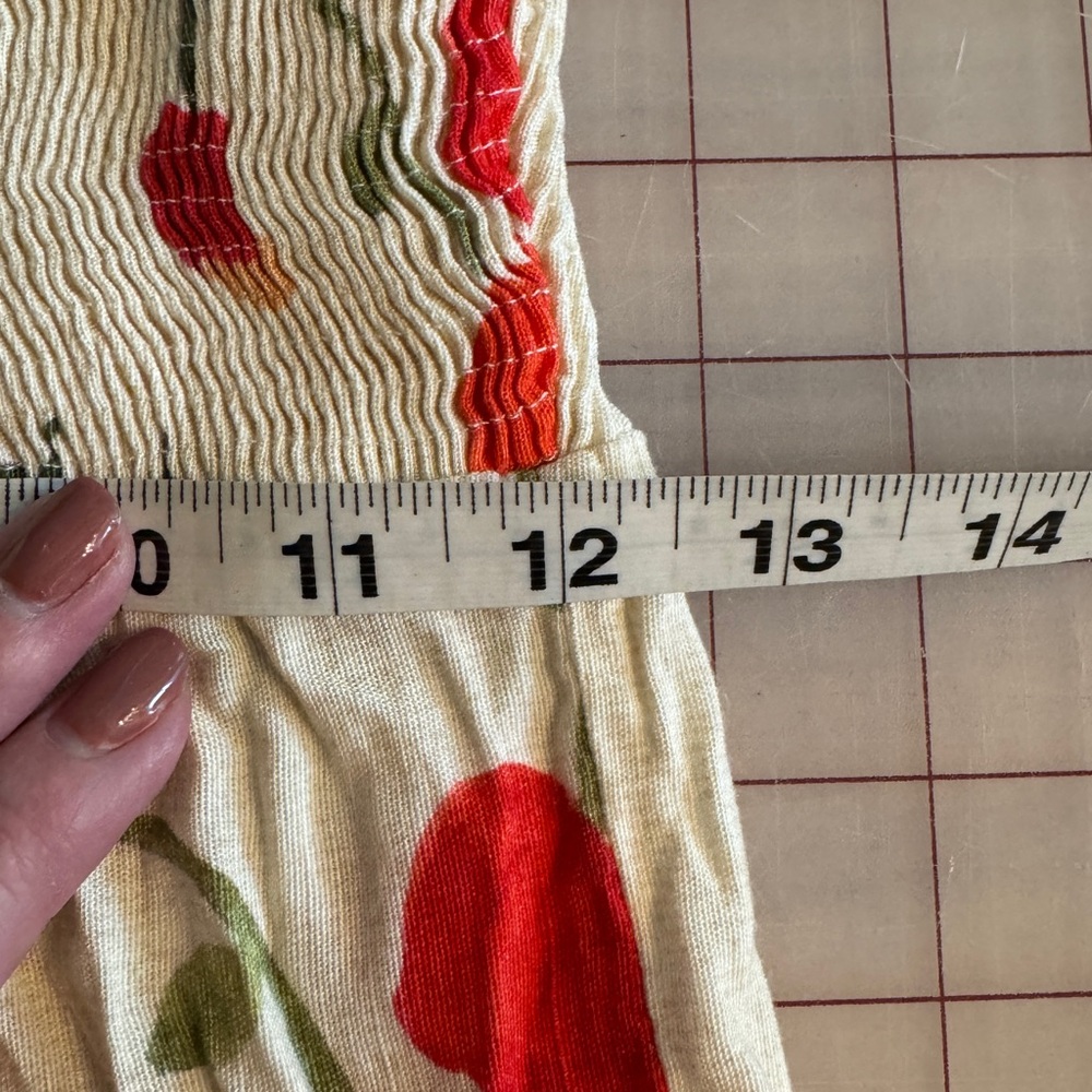 FARM Rio Sundress Mini Tie Shoulder Pitanga Cherry Print Size S - Picture 10 of 11